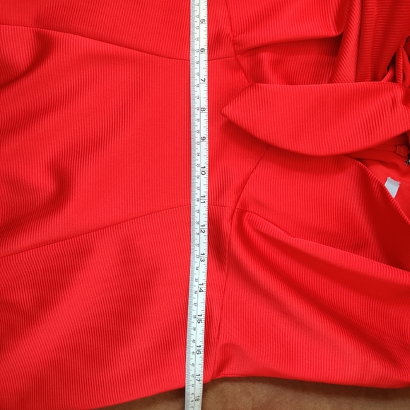 Zac Posen Katerina Cardinal Red Floor Length Dress - Picture 12 of 12